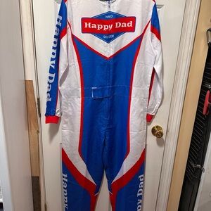 Racing Suit - Blue, Red, and White